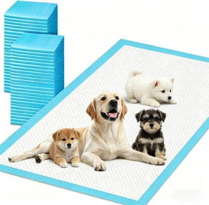XXXXL Puppy Pee Pads for Dogs 36"x55" 50 Count, Extra Large Dog Pee Pads, Leak-Proof & Super Absorbent Dog Pee Pads, Thicken Disposable Potty Pads Puppy Training Pads for Cats Rabbits by Unknown