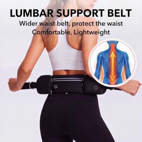 Hands Free Dog Leash 3 Zipper Pounchs with Reflective Strips Poop Bag Dispenser,Waterproof Dog Walking Belt,Dual Handles and Durable Bungee,Waist Leash for Dog Walking,Jogging and Running - Image 5