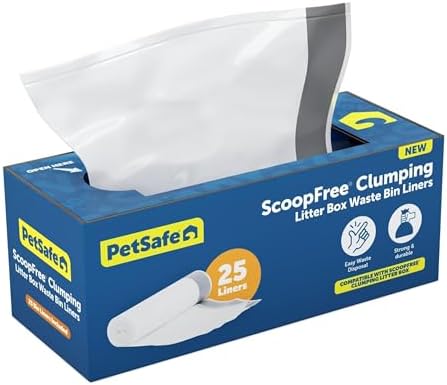 PetSafe ScoopFree SmartSpin Litter Box Waste Bin Liners, 25 Count by PetSafe