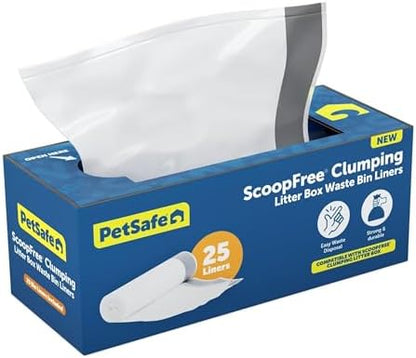 PetSafe ScoopFree SmartSpin Litter Box Waste Bin Liners, 25 Count by PetSafe