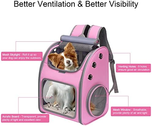 Expandable Cat Backpack Carrier, Portable Cat Backpack Up to 18 lbs - Image 3