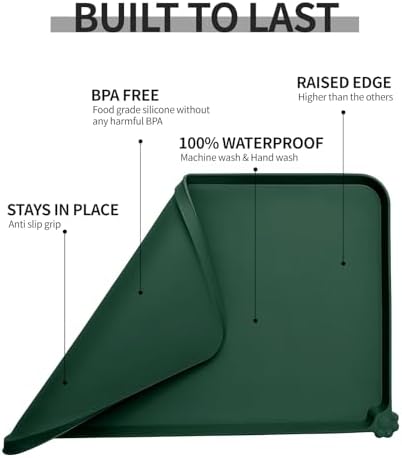 Reopet Silicone Pet Feeding Mat - Waterproof & Non-Slip Dog Cat Placemat - Image 6
