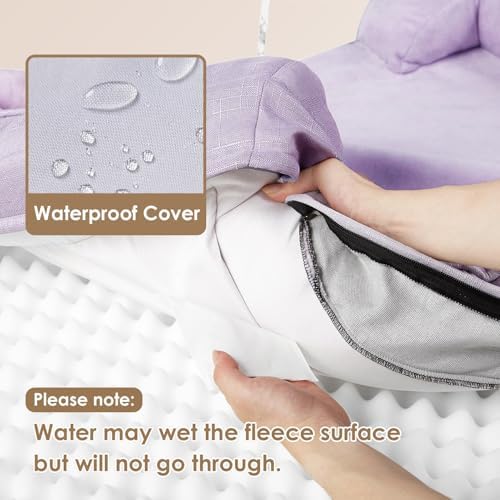 EHEYCIGA Orthopedic Dog Beds Large Sized Dog, Waterproof Washable Pet Bed - Image 3