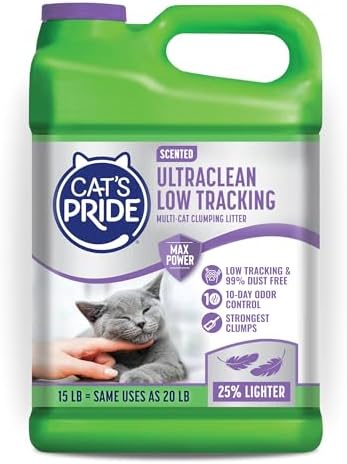 Cat's Pride UltraClean Low Tracking Powerful Clumping Litter Scented 15lb by CatsPride