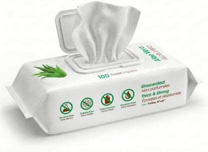 Best Pet Supplies Cleaning Dog Wipes - Hydrating Aloe, 100 Count by BestPetSuppliesLLC