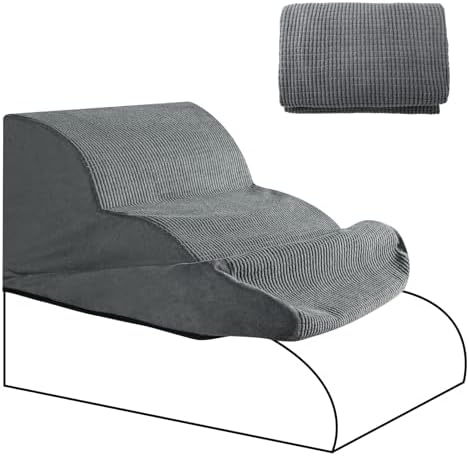 3-Step Dog Stairs Replacement Cover(for AODISMAN Pet Ramp Only),Grey by AODISMAN