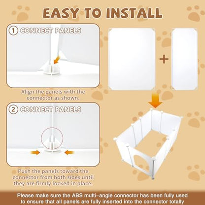 FHTONGE Extra Large Cat Litter Box Enclosure with Door, Protect Wall Floor - Image 6