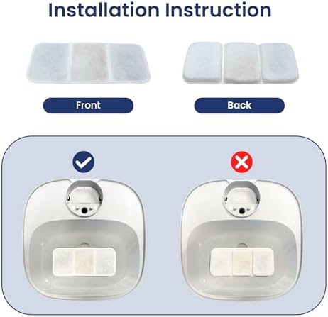 PawsPik BOSS-01 Dog & Cat Water Fountain Replacement Filters, 8 Count - Image 2