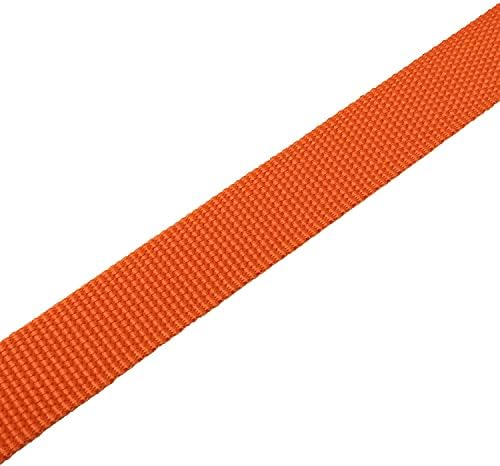 TAIAN 4FT/5FT/6FT Strong Dog Leash, Nylon Dog Leashes for Small Medium Large Dogs (5/8 in x 5 ft, Orange) - Image 5