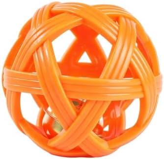 Dog Ball Toy with Bell for Small Dogs& Puppy, Small Dog Ball for Boredom Relief & Teething, TPR Chew Resistant Interactive Fetch Toy. by Unknown