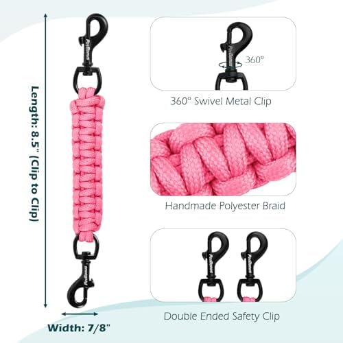PetBonus Dog Collar Safety Clip, Handmade Prong Collar to Harness Connector - Image 2