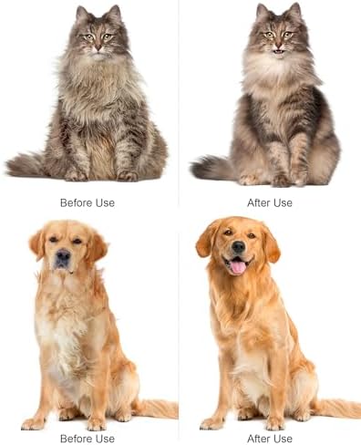 Pet Steam Brush Dog Cat 2026 New Grooming Comb for Shedding, Floating Hair, Smooth & Detangling, Gentle Cool Mist Softens Hair Reduces Static Helps Pets Who Dislike Bathing,2*Waterless Shampoo - Image 6