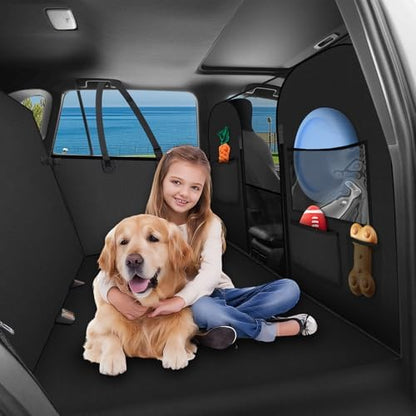 Shademax Dog Car Seat Cover for Back Seat, Backseat Dog Cover for Toyota RAV4 2013-2025 2026/Honda CRV 2017-2022 Accessories, Waterproof Oxford Pet Hammock for Car SUV Seat Protector with High Barrier by Shademax