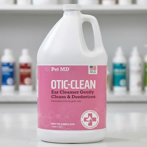Pet MD Otic-Clean Ear Solution for Dogs & Cats - Pet Ear Cleaner - 1gal - Image 5