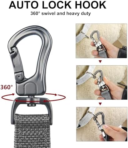 PetiFine 6FT Heavy Duty Dog Leash with Soft Padded Double Handle - Image 4