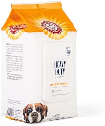 Arm & Hammer Heavy Duty Multipurpose Dog Wipes, Mango, 100 Count - Image 2