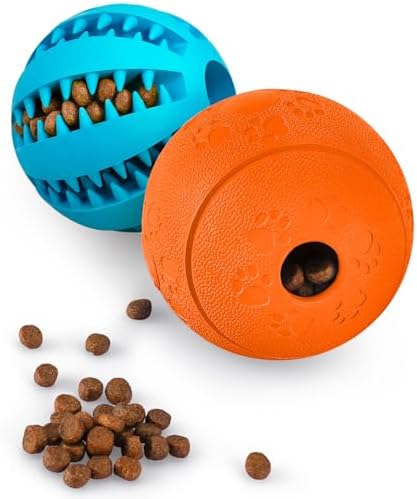 HIPPIH Dog Puzzle Toy 2 Pack, Interactive Dog Toys for Treat Dispensing by HIPPIH