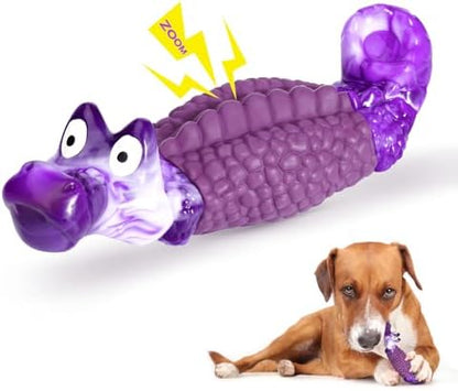 HGB Tough Dog Toys for Aggressive Chewers, Squeaky Indestructible Chew Toy by HGB