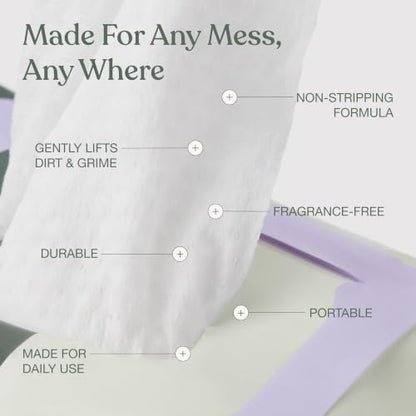 Dandylion Dog Wipes, Gentle Cleanse, Micellar Water Formula, 90 Count - Image 2