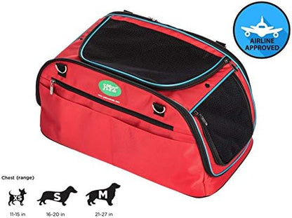 HPZ Multi-Functional Pet Travel Carrier Bag/Backpack/Car Seat/Airline in-Cabin Compatible (21x11x10in.) - Image 3