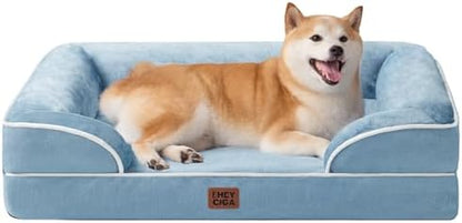 EHEYCIGA Orthopedic Dog Beds Large Sized Dog, Waterproof Washable Pet Bed by EHEYCIGA