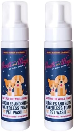 Pants & Wags by Rebel Green Bubbles and Suds Waterless Foam Pet Wash by RebelGreen