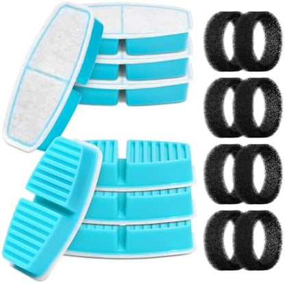 FOFNON Pet Fountain Filter Replacement: 16 Pet Water Fountain Filters by FOFNON