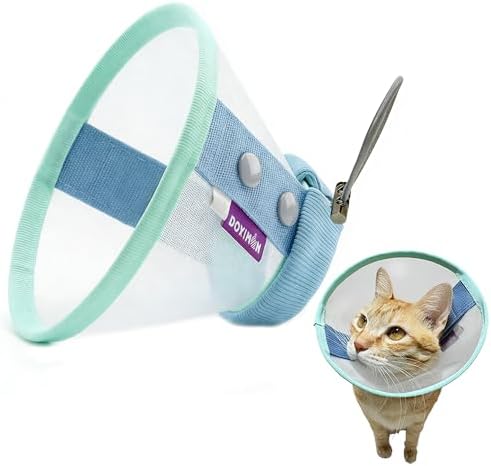 Cat Cone Collar Soft, Mesh Recovery E Collar for 3-6lb Cats, Size S by Unknown