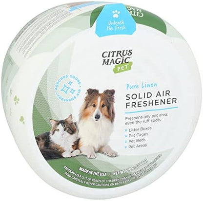 Citrus Magic Pet Solid Air Fresheners, Pure Linen, 20 Ounce, 2 Pack - Image 4