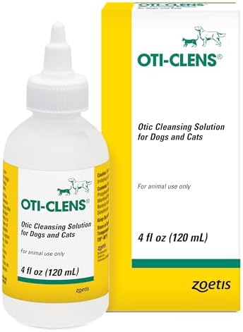 Oti-Clens Ear Cleansing Solution for Dogs & Cats, 4 oz by Zoetis
