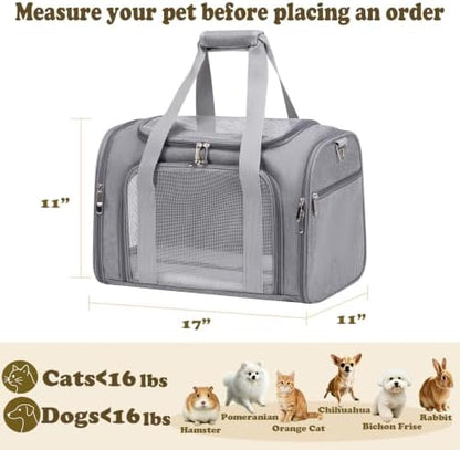 Cat/Dog/Pet Carrier Soft-Sided, Foldable Pet Travel Bag - Image 2