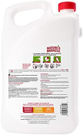 Nature’s Miracle Dog Stain & Odor Remover, Enzymatic Cleaner, 170 oz Refill - Image 2