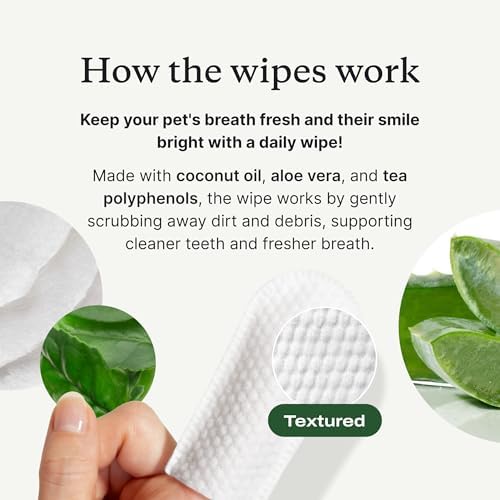 PetLab Co. Dental Finger Wipes for Dogs, Teeth Cleaning, 30 Wipes - Image 6