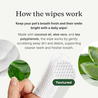 PetLab Co. Dental Finger Wipes for Dogs, Teeth Cleaning, 30 Wipes - Image 6