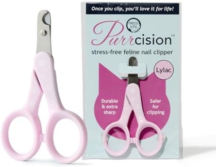 Necoichi Purrcision Stainless Steel Cat Nail Clipper, Made in Japan (Lilac) by NECOICHI
