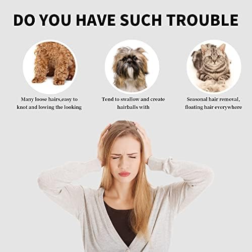 Large Slicker Brush & Green-comb Value Kit, Extra Long Pin Dog Grooming Brush for Curly Hair Goldendoodles, Removes Long and Loose Hair & Undercoat - Image 4