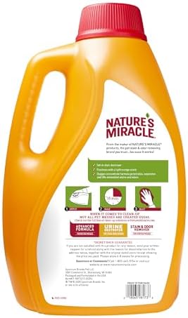 Nature's Miracle Oxy Set-In Stain Destroyer, Cat Odor Control, 1 gal - Image 2