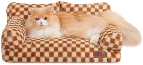 Hollypet Small Dog Large Cat Bed Puppy Couch Beds for Pets up to 25 lbs - Image 2