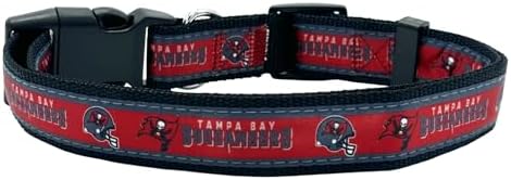 Pets First NFL Tampa Bay Buccaneers Licensed PET COLLAR, Medium - Heavy-Duty, Strong, and Durable Dog Collar. Available in 31 Football Teams and 4 Sizes - Image 2