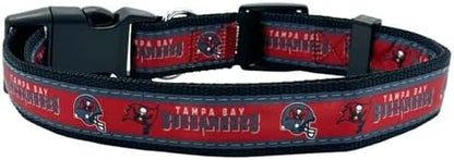 Pets First NFL Tampa Bay Buccaneers Licensed PET COLLAR, Medium - Heavy-Duty, Strong, and Durable Dog Collar. Available in 31 Football Teams and 4 Sizes - Image 2