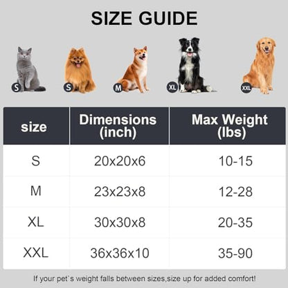 Washable Extra Large Dog Bed,Puppy Kitten Beds for Small Dogs(Pink,XXL) - Image 4