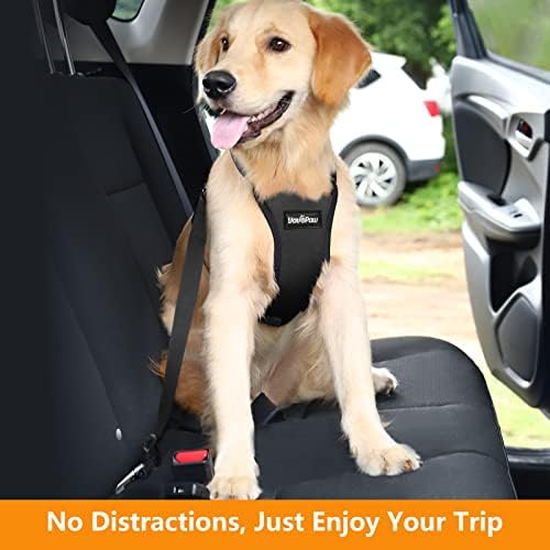 VavoPaw Dog Seat Belt Vest Harness for Car, 2 in 1 Seatbelt Buckle - Image 6