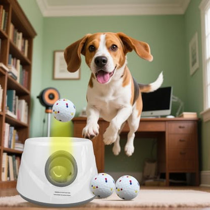 Automatic Dog Ball Launcher, 6 ETPU Balls, 20-45ft Distance - Image 6