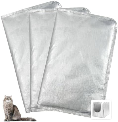 3 Pack Liner F Compatible with Modkat Flip Litter Box, Reusable Liners for Flip Litter Box - Liner F for Cat Litter Box by Luxrise