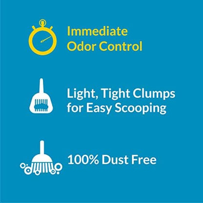 Purina Tidy Cats Light Weight, Low Dust, Clumping Cat Litter, LightWeight Instant Action Multi Cat Litter - 12 lb. Pail - Image 7