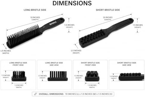 Rivali Car Care Long-Lasting Pet Hair Removal Brush - Professional Rubber Pet Hair Remover for Car Interiors, Carpet, Upholstery, Floor Mats, Seats, Furniture & Fabric Surfaces - Image 4
