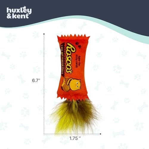 Huxley & Kent Plush Crinkle Catnip Cat Toy, Roscos Fluffer Puffs - Image 5