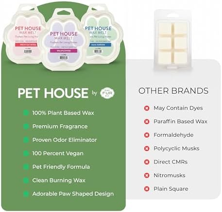 Juicy Melon Spring and Summer Wax Melts Plant-Based Wax, Pet House - Image 3