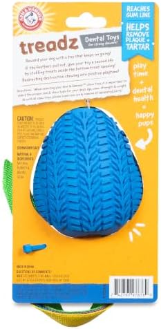 Arm & Hammer Super Treadz Baking Soda Dental Dog Chew Toy, Large, Rooster - Image 7