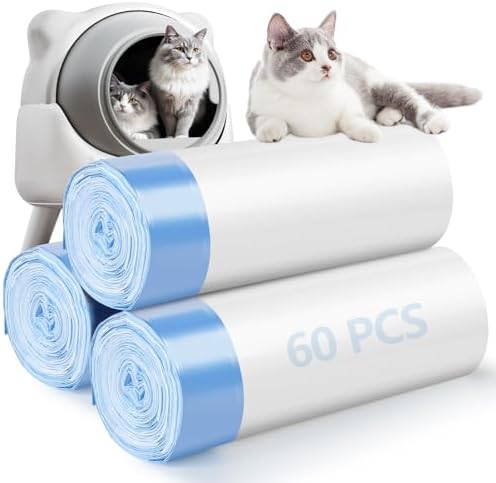 60 Pack Litter Box Bags Compatible with Litter-Robot 3/4/5 by ondware